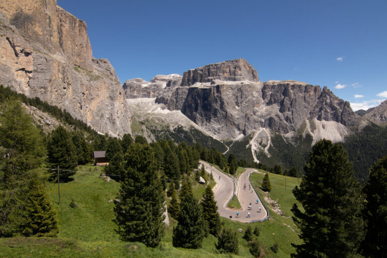 Sella Ronda, Sella Ronda Fietsen, fietsroute Sella Ronda