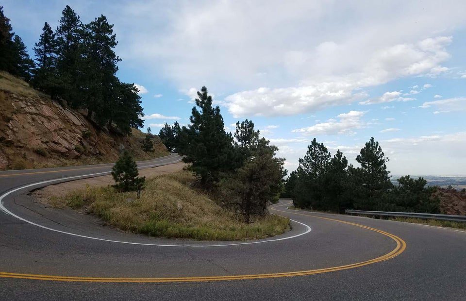 fietsen door het adembenemende Colorado