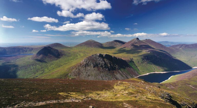 Mourne Mountains in Noord-Ierland, fietsen