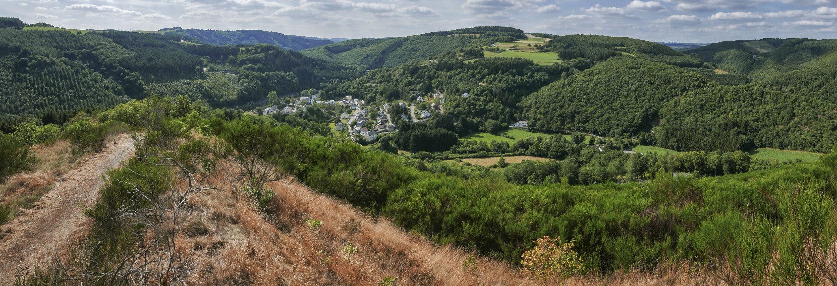 Overzichtsfoto Ardennen Luxemburg