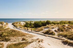 Sandhammeren Strand is een top fietsbestemming