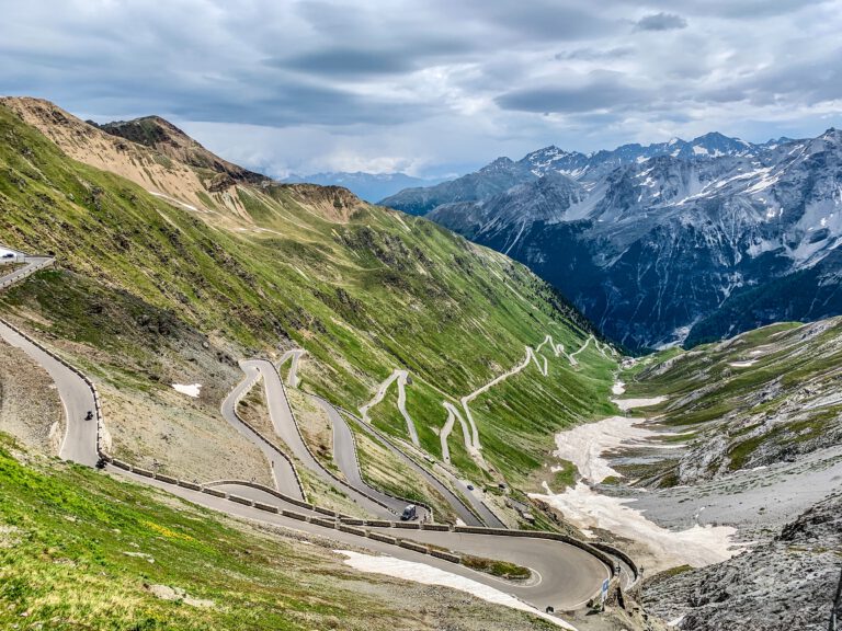 Klassiek zicht op de Stelvio