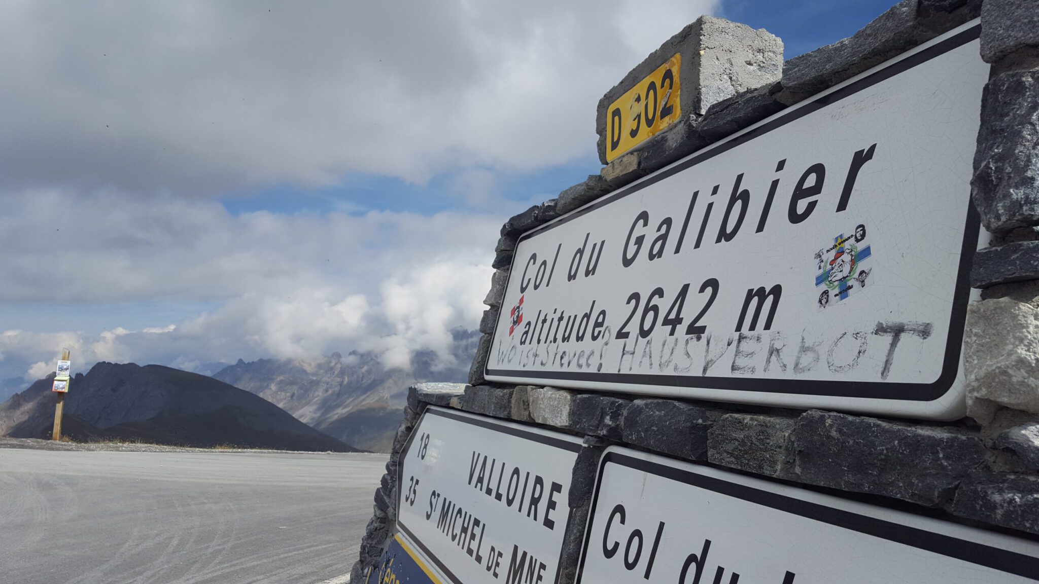 Galibier, top, fietsen, frankrijk