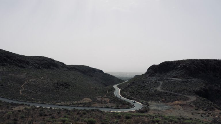 Prachtige wegen om te fietsen op gran canaria