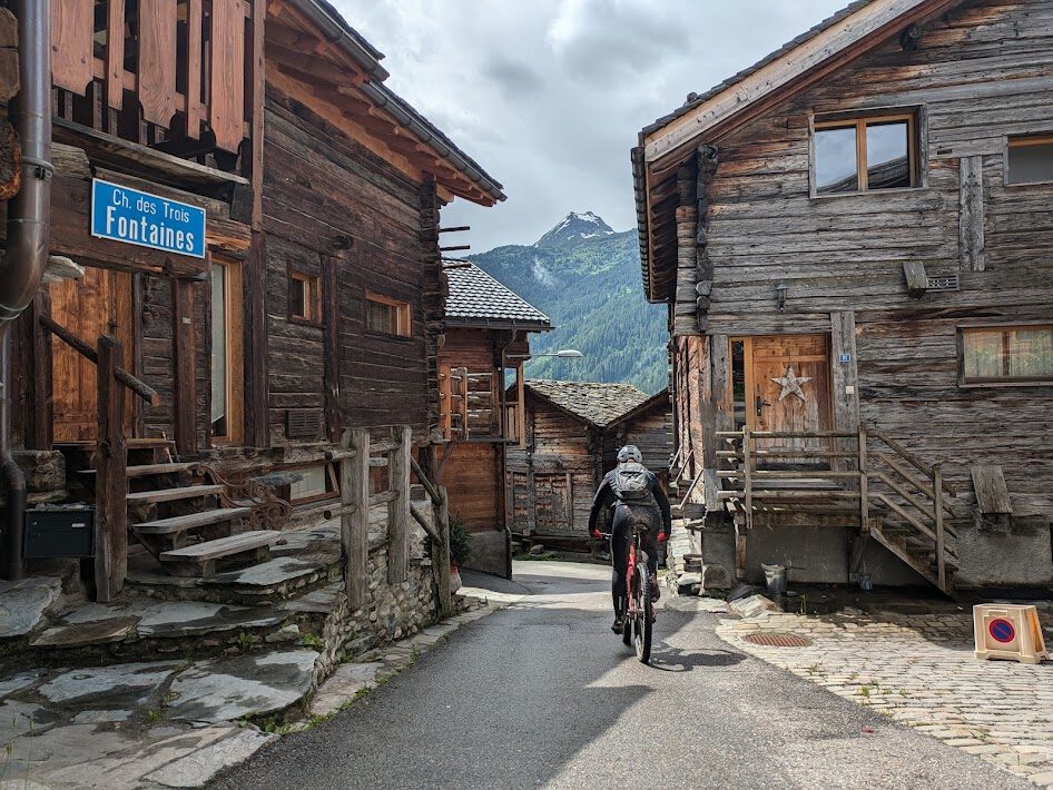 Zwitserland, fietsen in Verbier