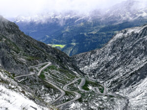 Passo San Gottardo, Gotthard Pass, Switzerland, Uri, serpentines