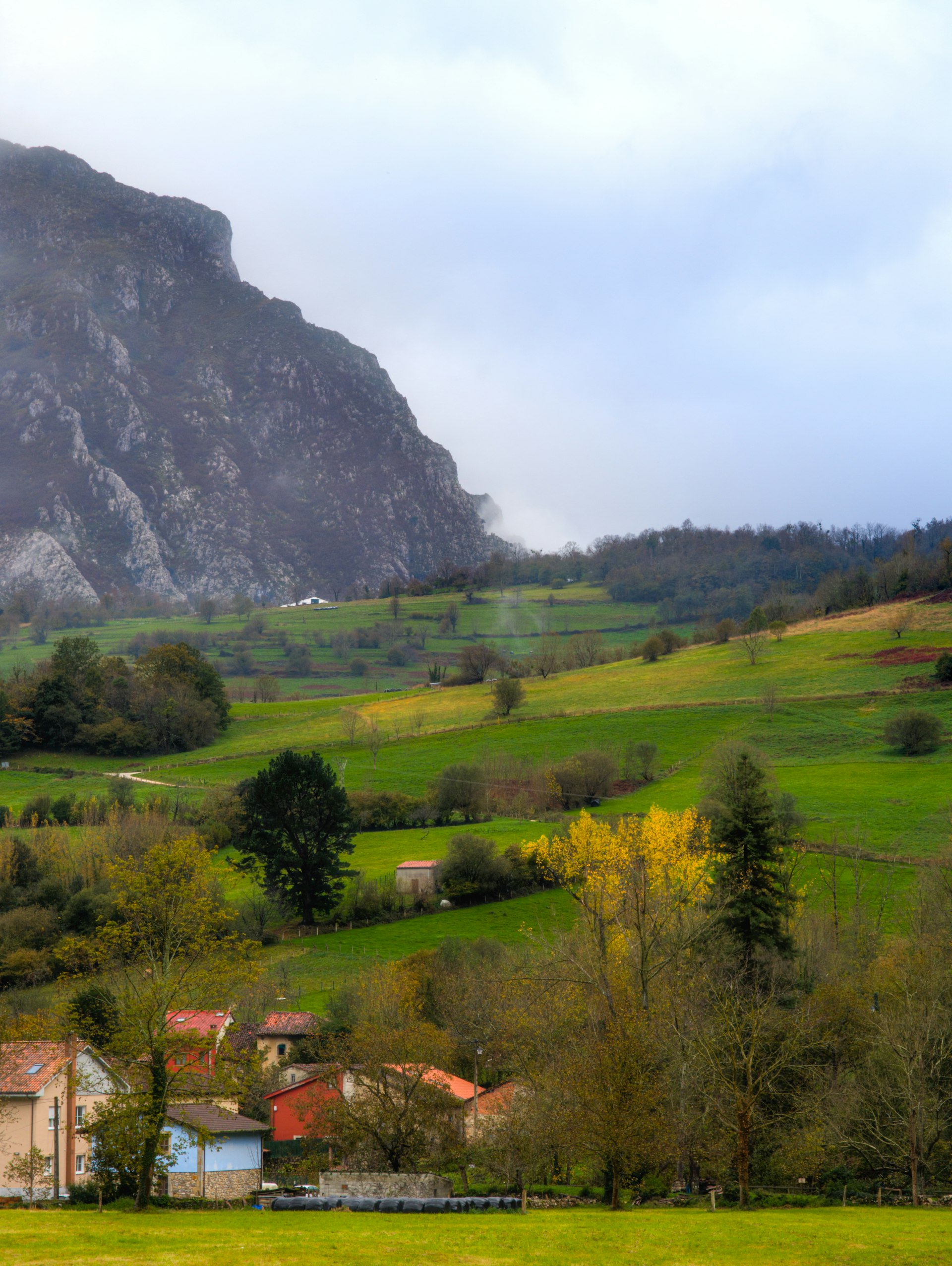 Groen binnenland van Asturië