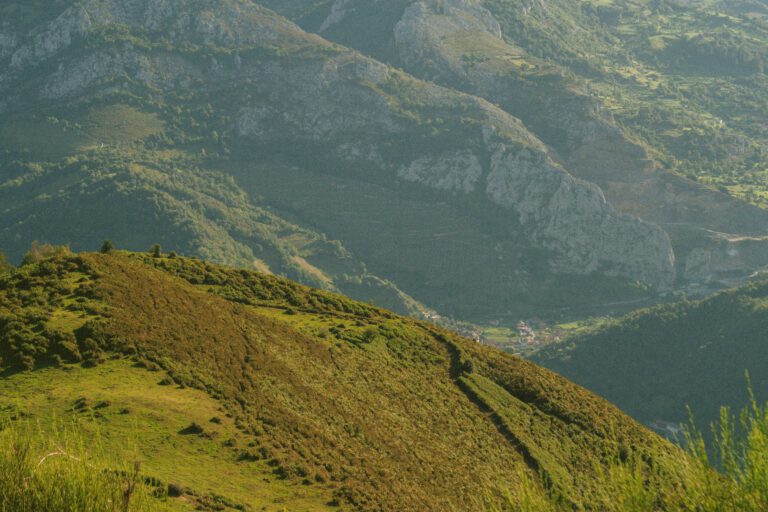 Groen binnenland van Asturië