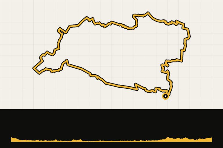 Routekaart en hoogteprofiel van Achterhoek gravel: Aalten, 62 km