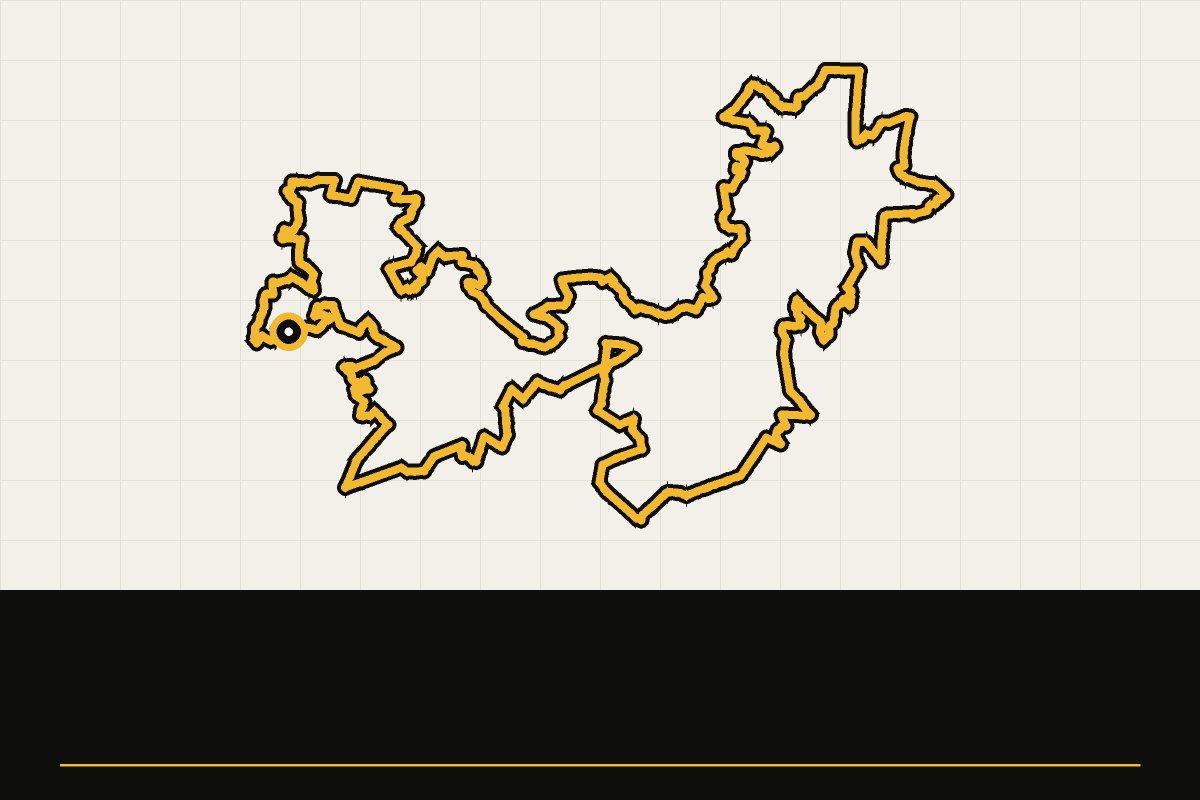 Routekaart en hoogteprofiel van Achterhoek gravel: Groene Grens