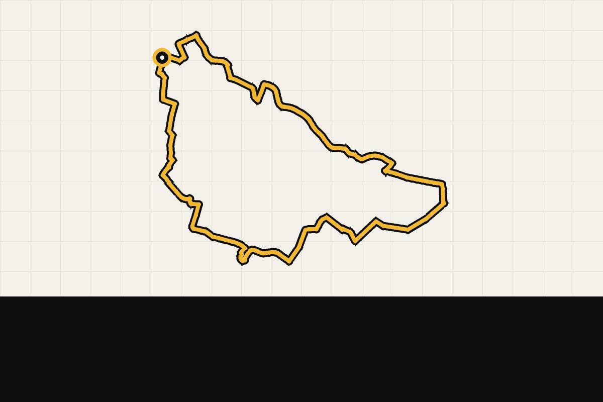 Routekaart en hoogteprofiel van Achterhoek gravel: Neede