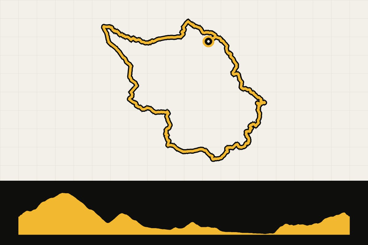 Routekaart en hoogteprofiel van Castelfalfi: naar Volterra
