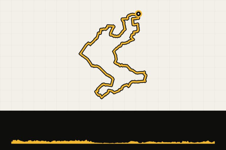 Routekaart en hoogteprofiel van Drenthe gravel: Drents-Friese Wold, 50 km