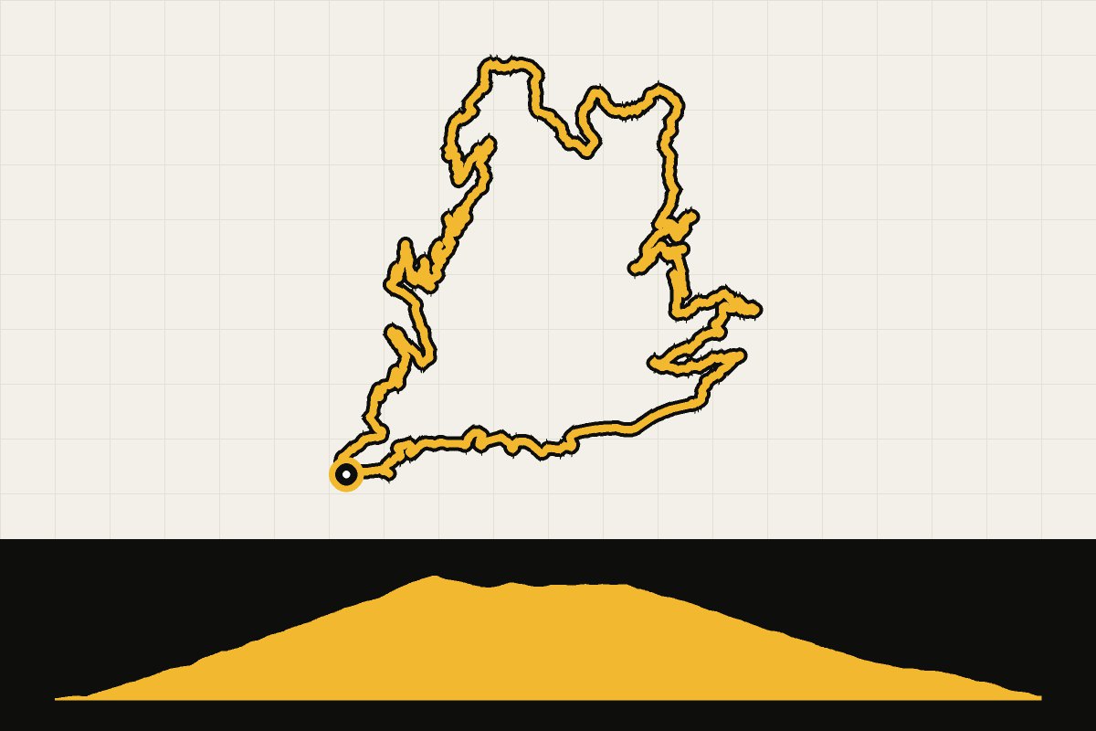 Routekaart en hoogteprofiel van Friuli: Monte Crostis