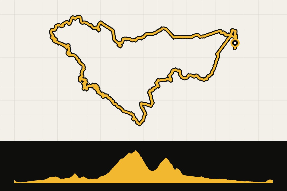 Routekaart en hoogteprofiel van Girona gravel: 100 km door de Guilleries