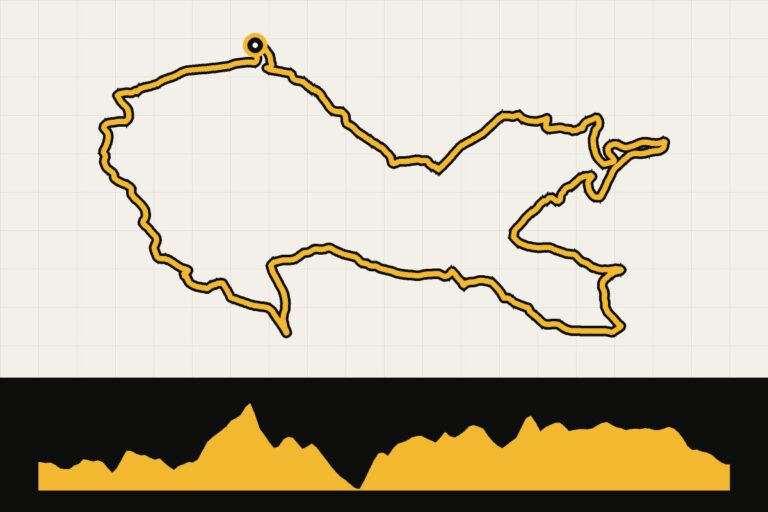 Routekaart en hoogteprofiel van Harz dag 1: verkenningsronde