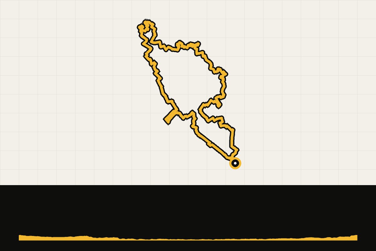 Routekaart en hoogteprofiel van Landal De Vers: Brabantse Strada Bianche