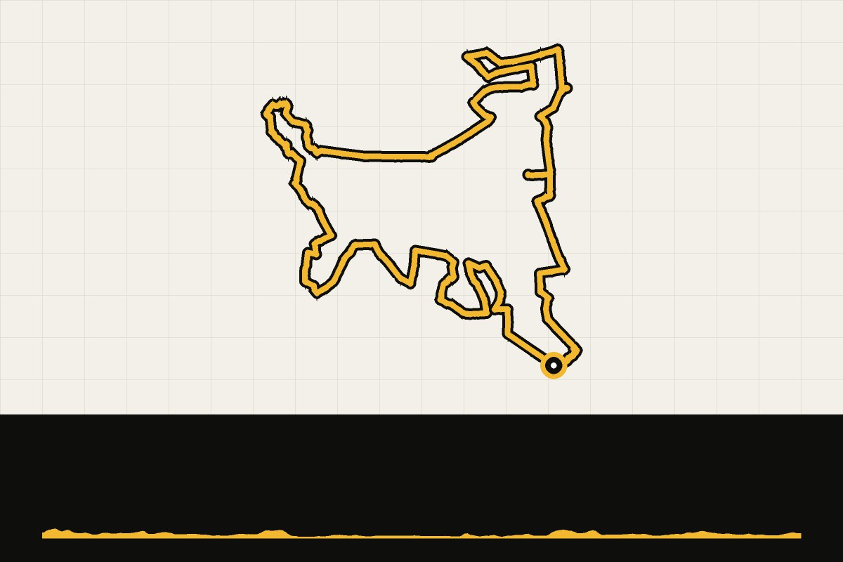 Routekaart en hoogteprofiel van Landal Sallandse Heuvelrug: gravelroute