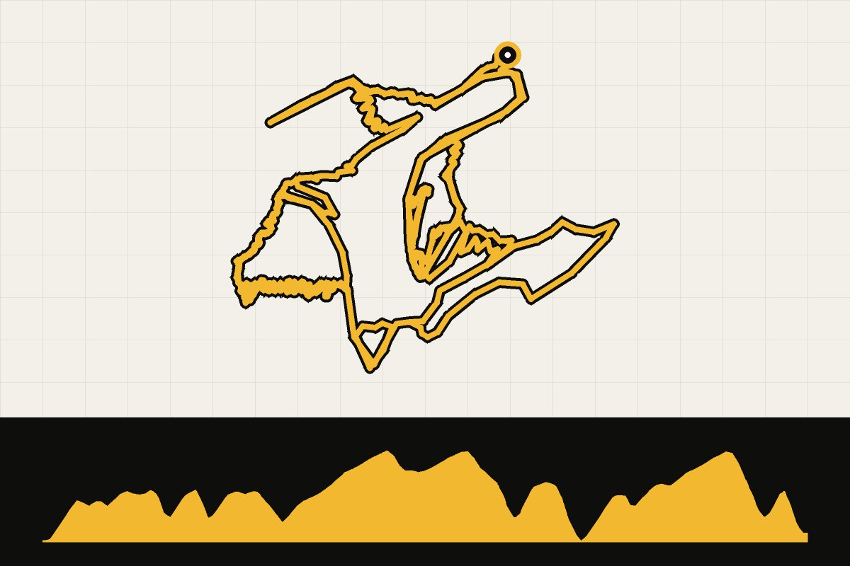 Routekaart en hoogteprofiel van Landal Winterberg: Trailpark Winterberg