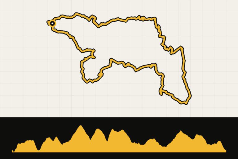 Routekaart en hoogteprofiel van Luikse Ardennen: Ardennes Explorer