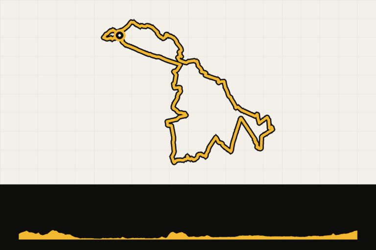 Routekaart en hoogteprofiel van Parijs-Roubaix: a taste of Roubaix