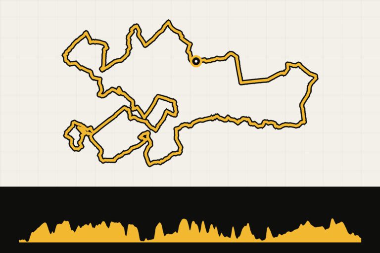 Routekaart en hoogteprofiel van Vlaams-Brabant: Brabantse Pijl