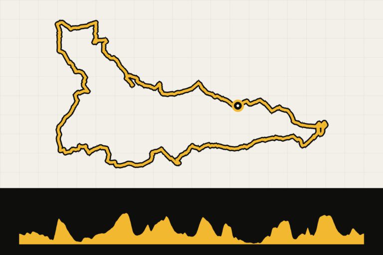 Routekaart en hoogteprofiel van Vlaamse Ardennen: rondje Geraardsbergen