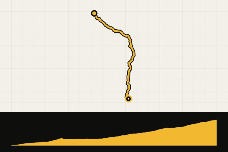 Routekaart en hoogteprofiel van Col du Portalet vanuit Biescas