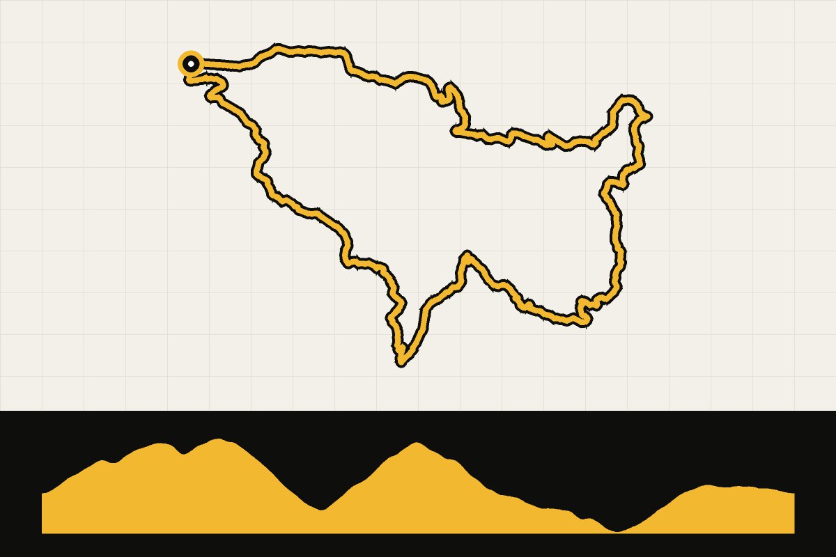 Routekaart en hoogteprofiel van Dolomieten: ronde vanuit Kastelruth