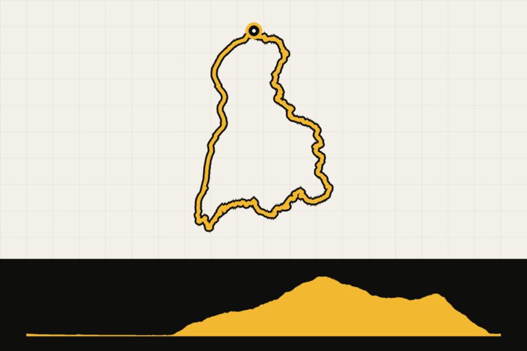 Routekaart en hoogteprofiel van Dolomieten: ronde vanuit Bozen via Montan an der Weinstraße