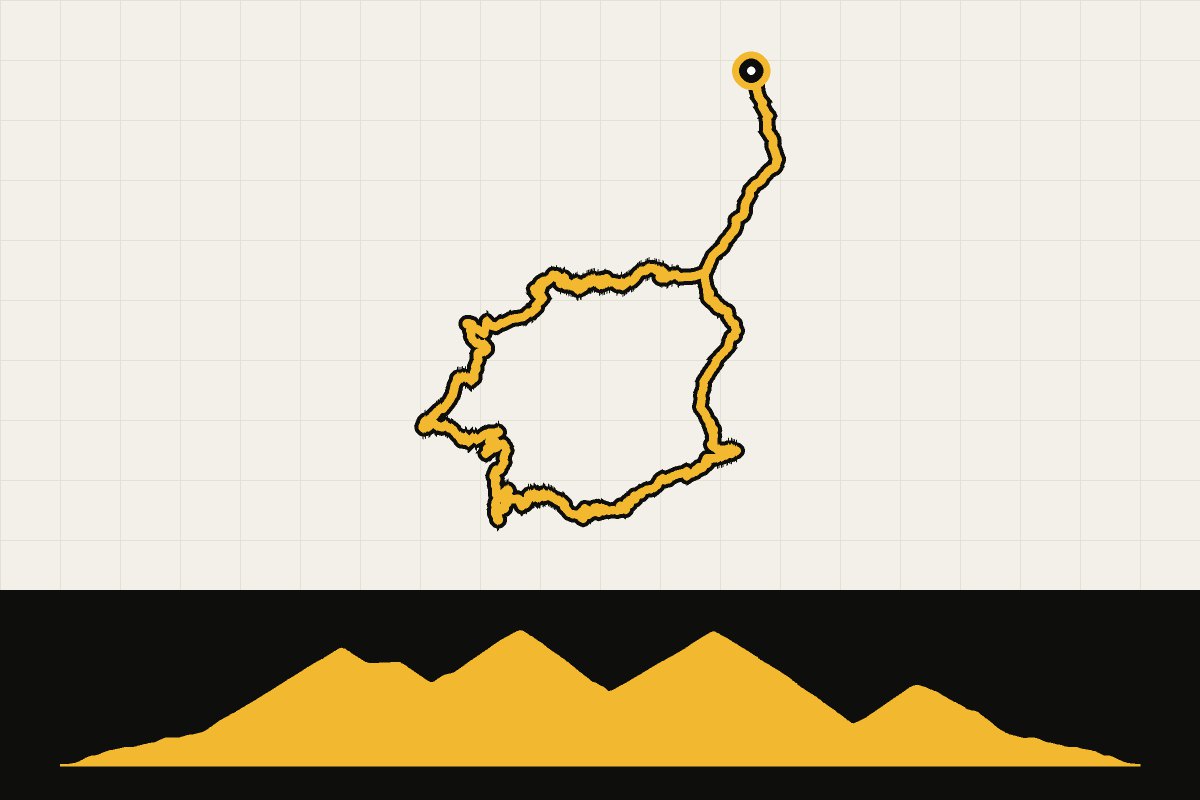 Routekaart en hoogteprofiel van Dolomieten: Rondje vanuit Alta Badia (67 km)