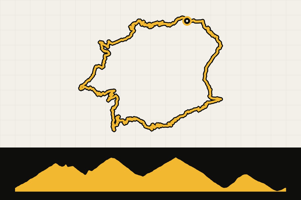 Routekaart en hoogteprofiel van Dolomieten: Rondje vanuit Corvara