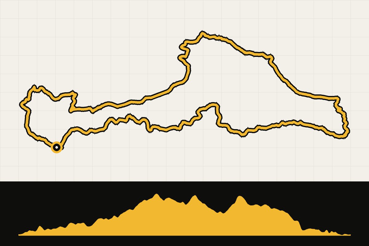 Routekaart en hoogteprofiel van Duitsland: Saksische Schweiz – Route 1