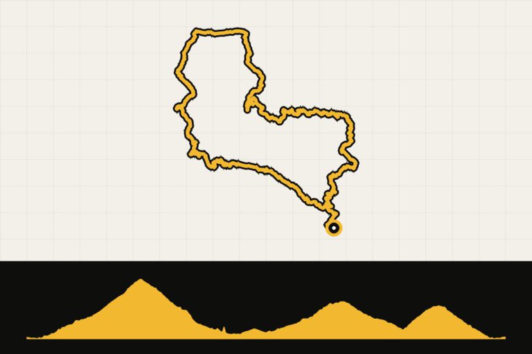 Routekaart en hoogteprofiel van Frankrijk: Pyrénéés-Orientales – Col de Jau