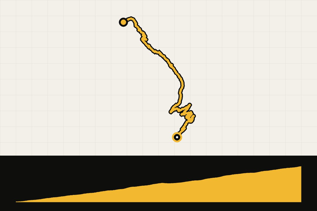 Routekaart en hoogteprofiel van Franse Alpen: ronde vanuit Aime-la-Plagne