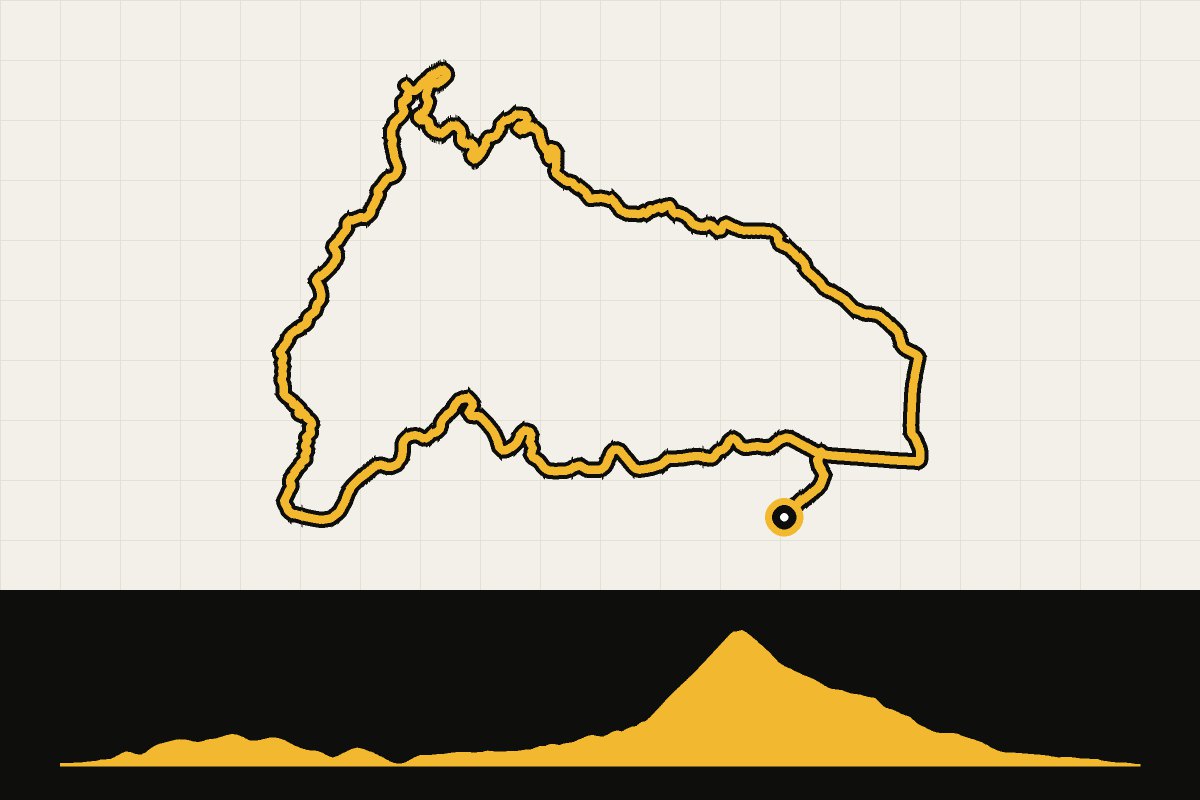 Routekaart en hoogteprofiel van Granada en de Sierra Nevada: ronde vanuit Salobreña via Velilla-Taramay