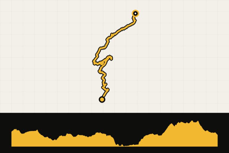Routekaart en hoogteprofiel van Grande Traversée du Jura – dag 3: Remoray-Boujeons – Mijoux