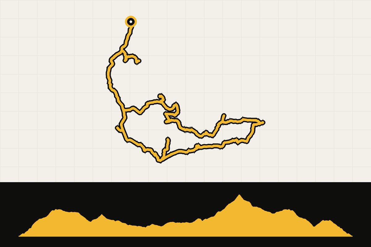 Routekaart en hoogteprofiel van Harz: ronde vanuit Bad Harzburg via Braunlage