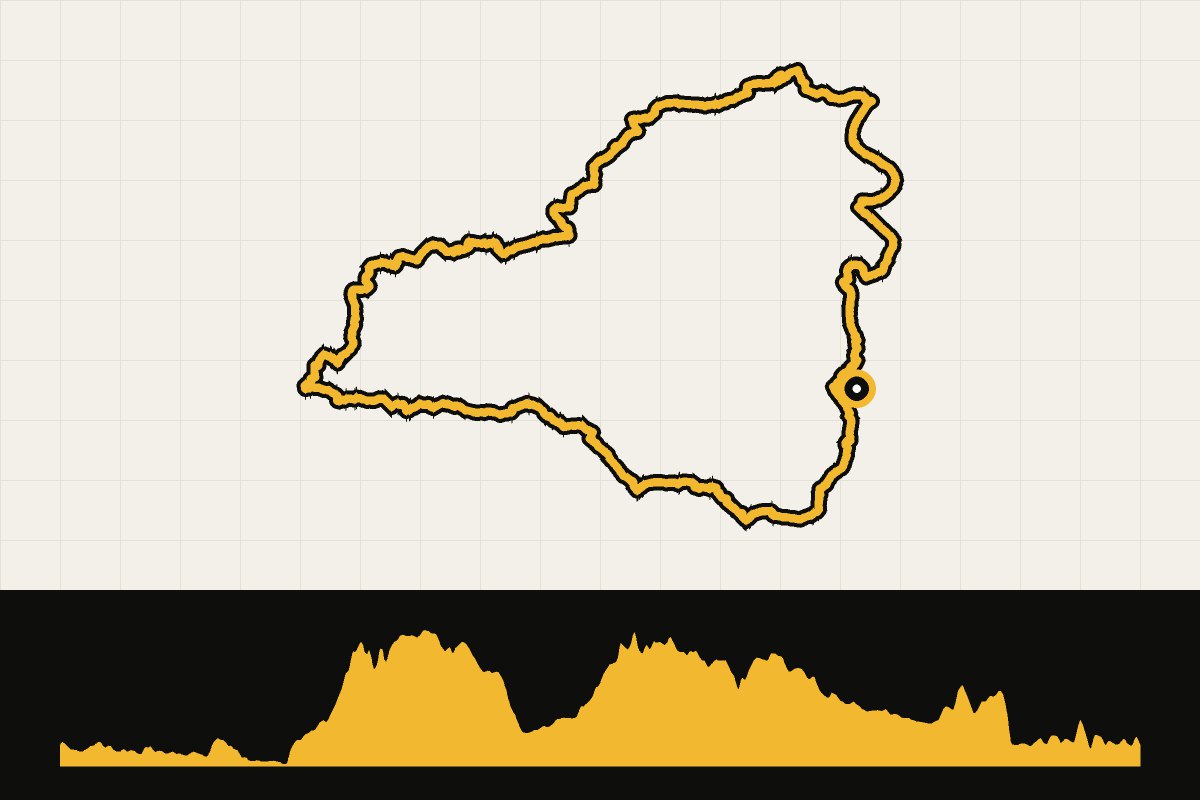 Routekaart en hoogteprofiel van Kraichgau-Stromberg: ronde vanuit Besigheim via Leingarten