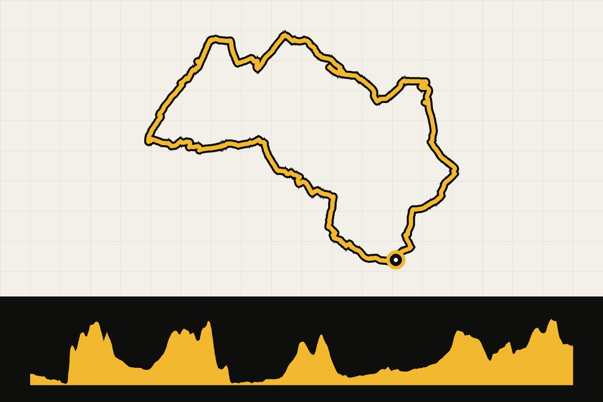 Routekaart en hoogteprofiel van Kraichgau-Stromberg: ronde vanuit Knittlingen via Helmsheim