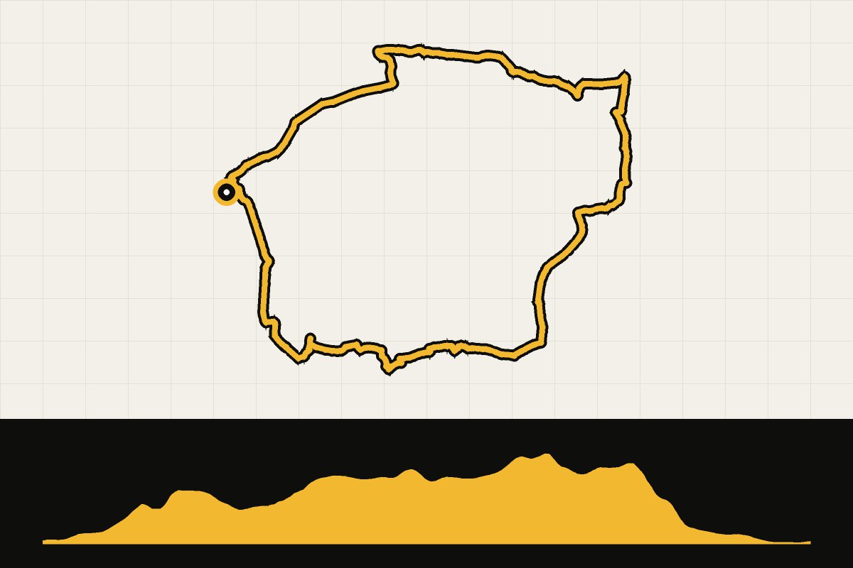 Routekaart en hoogteprofiel van Kraichgau-Stromberg: ronde vanuit Knittlingen via Maulbronn (23 km)
