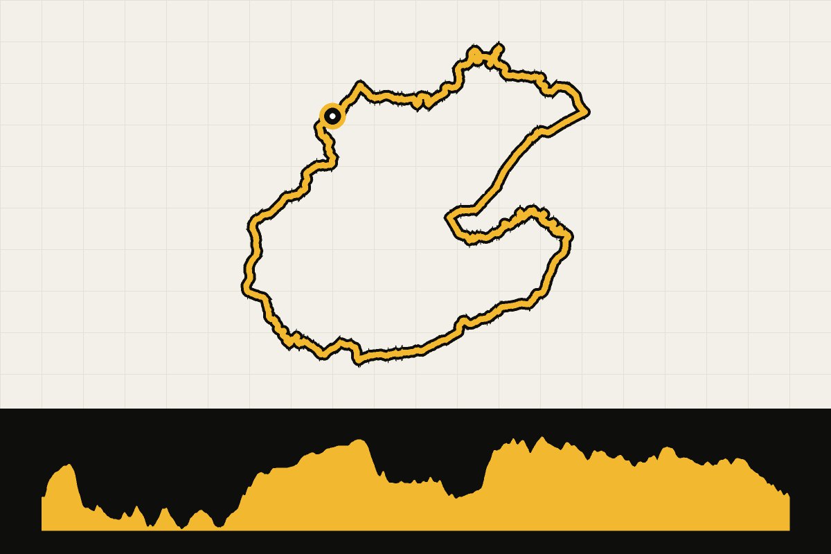 Routekaart en hoogteprofiel van Noordrijn-Westfalen: ronde vanuit Imgenbroich via Schleiden