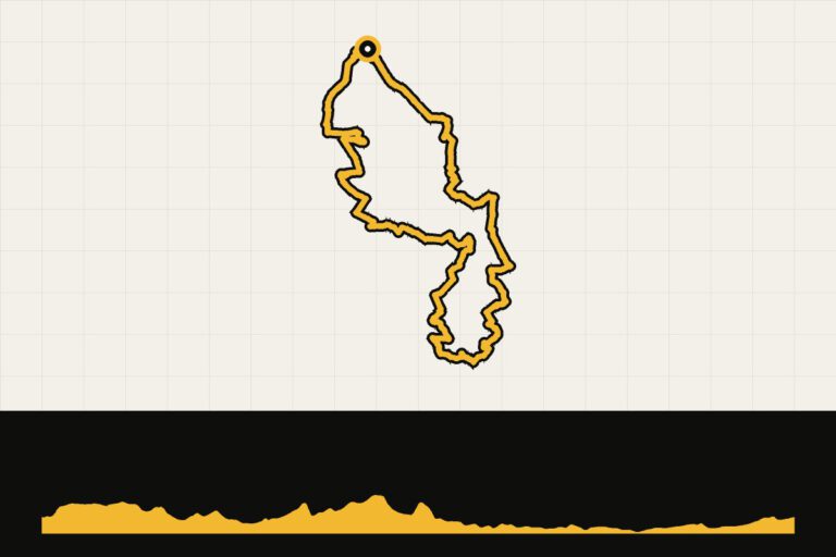Routekaart en hoogteprofiel van Ostbelgien: ronde vanuit Winterslag via Zutendaal