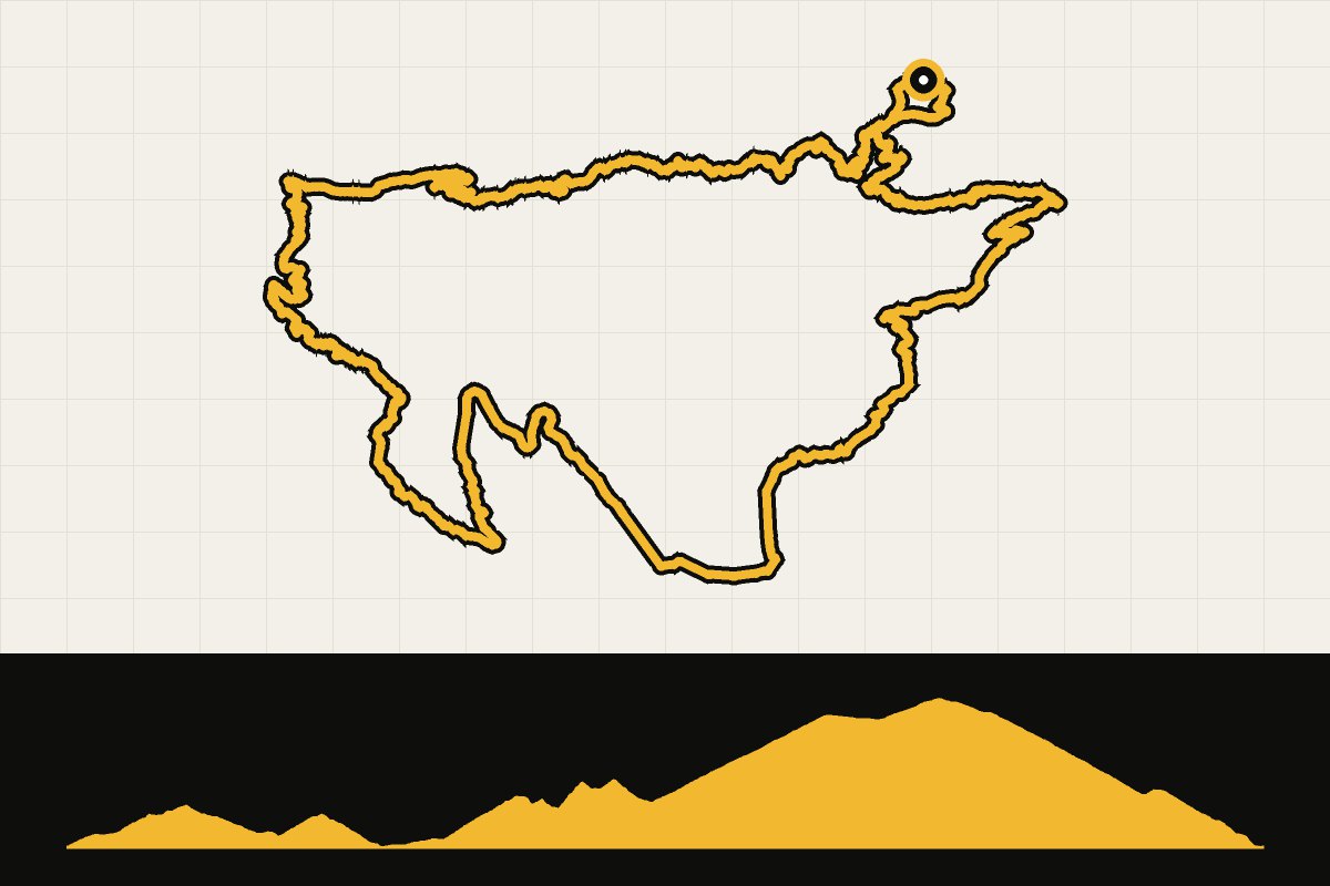 Routekaart en hoogteprofiel van Tenerife: Vuelta al Teide