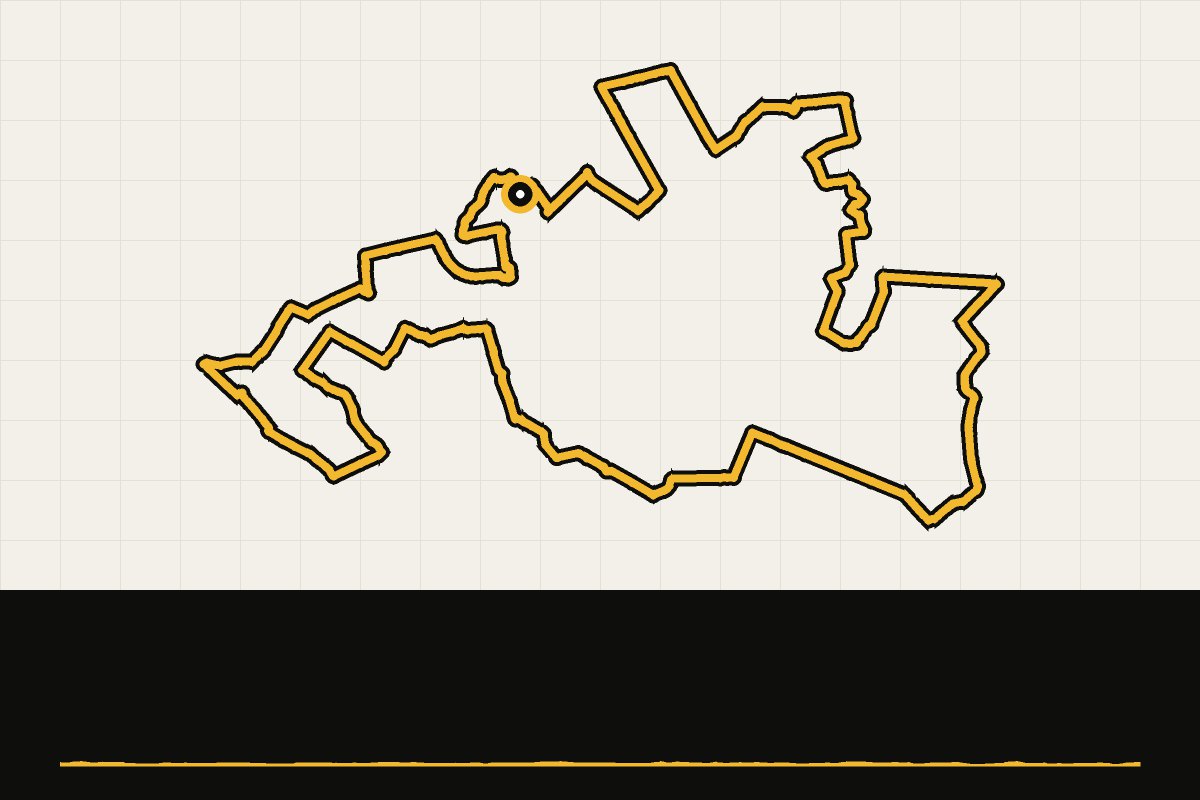 Routekaart en hoogteprofiel van Zeeland: ronde vanuit IJzendijke via Driewegen